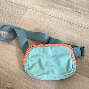 lululemon athletica Mint and Orange Belt Bag